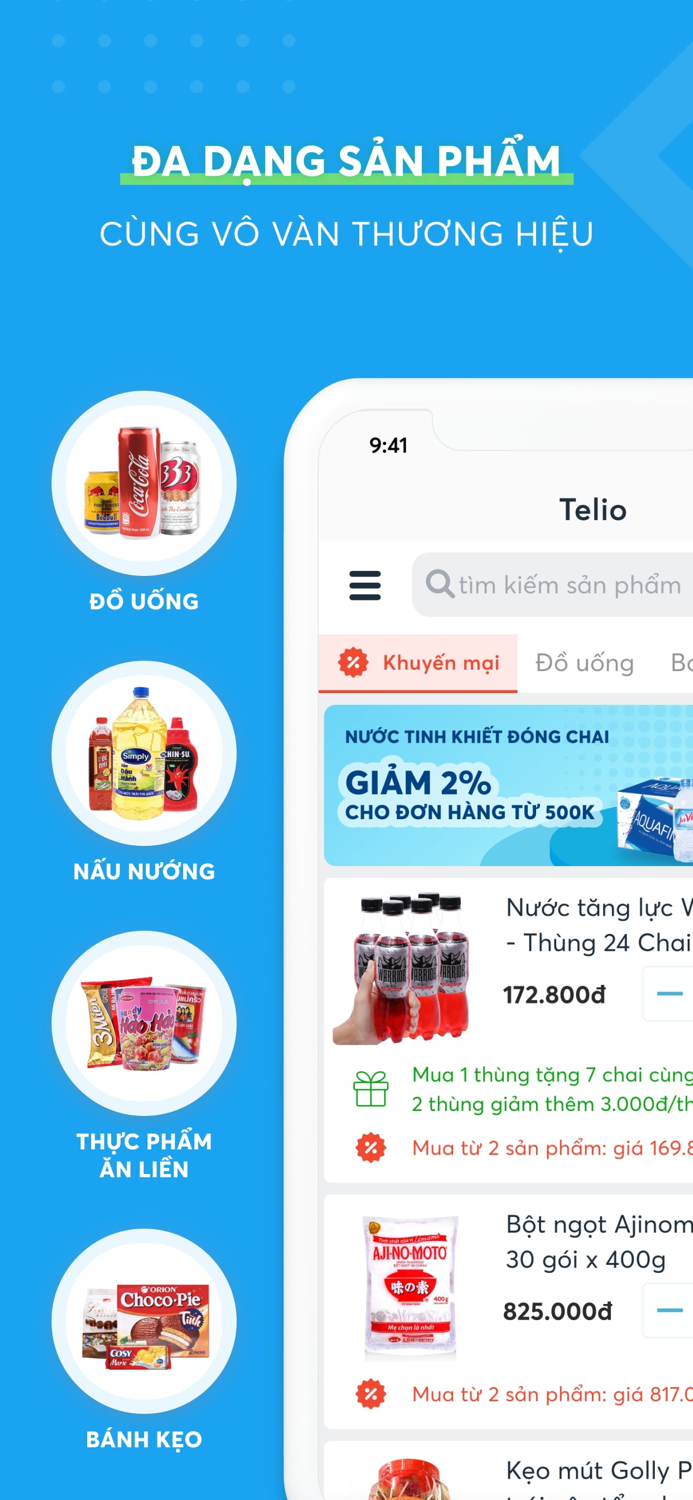 Telio Nhập hàng giá tốt
