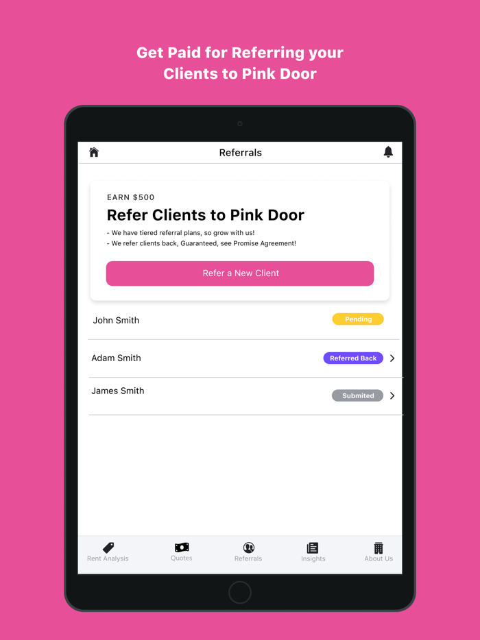 Pink Door for Partners