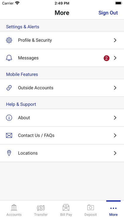 Cross County Bank 2GO screenshot-3
