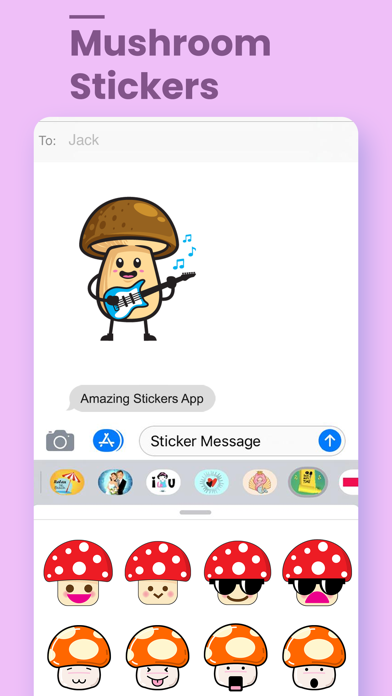 How to cancel & delete Holiday Mushroom Stickers from iphone & ipad 4