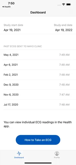 Game screenshot Mayo Clinic ECG Study apk