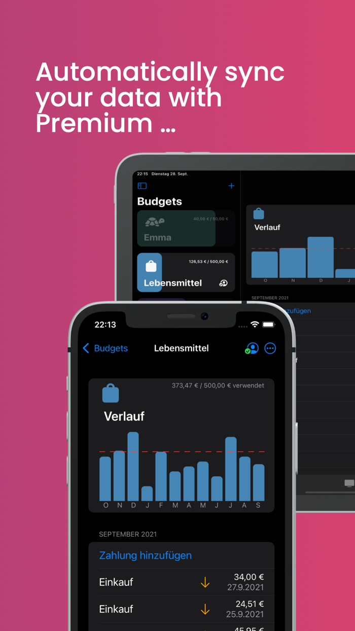 Budgets - Financeplanner