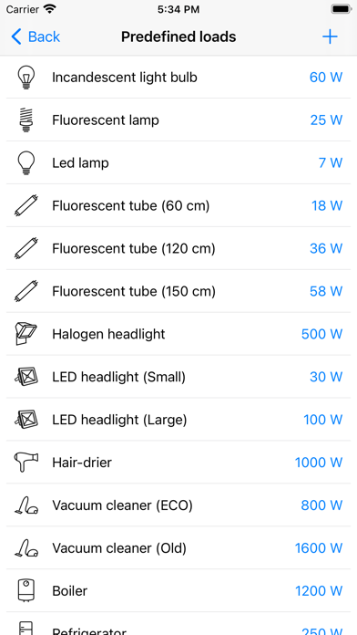 Electrical Cost screenshot 3