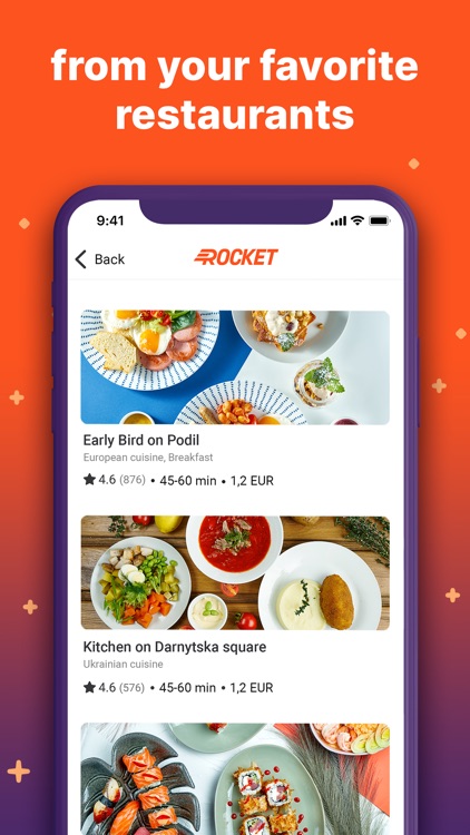 Rocket－Tasty Food Delivery App