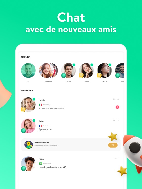 Azar: Chat vidéo en live Azar: Chat vidéo en live