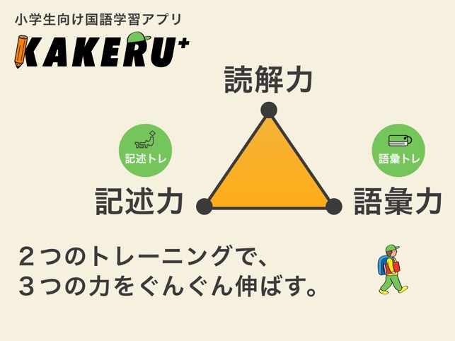 App Store에서 제공하는 Kakeru Plus 国語記述トレーニングアプリ