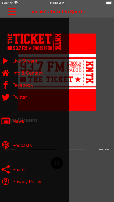 How to cancel & delete 93.7 The Ticket from iphone & ipad 2