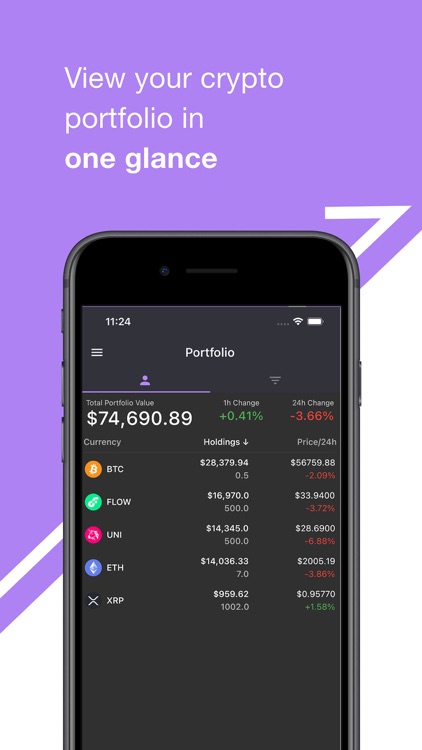 Crypto Tracker: Coin Portfolio