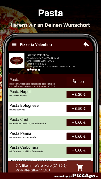 Pizzeria Valentino Nettetal screenshot 6