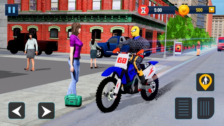 Spider Superhero Bike Rescue 2