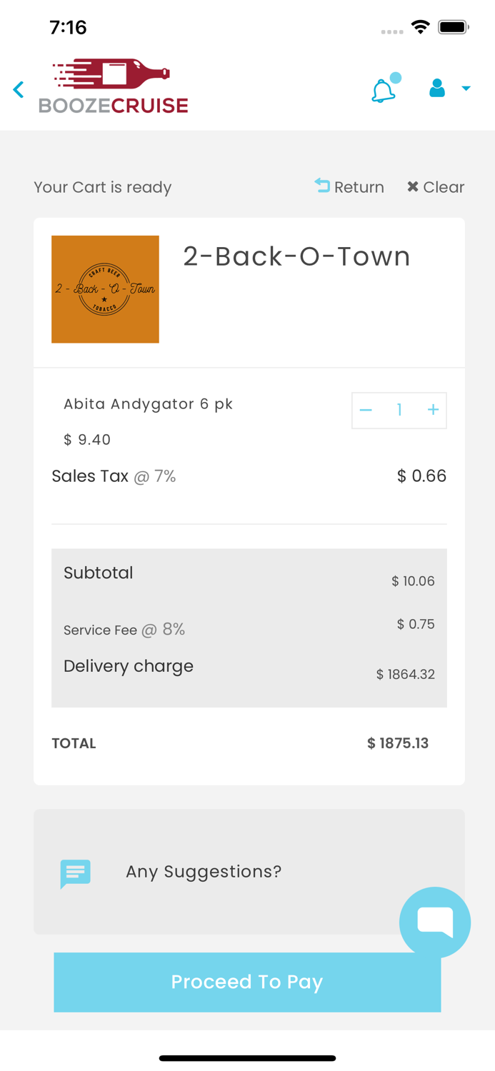 Booze Cruise Delivery