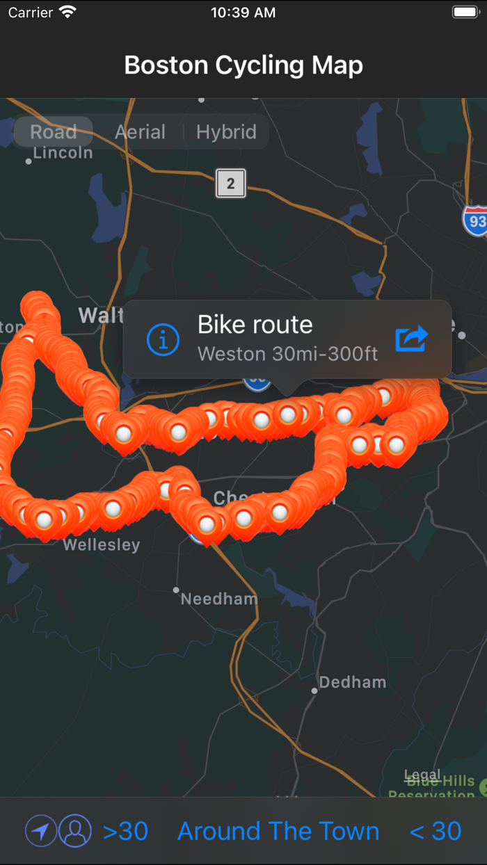 Boston Cycling Map