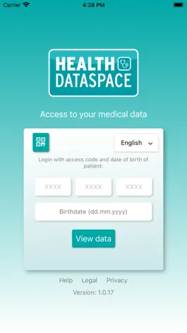 Game screenshot HealthDataSpace Access Code mod apk