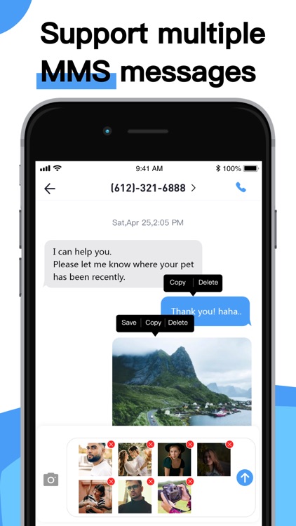 Phone Number-Text + Line Calls screenshot-4