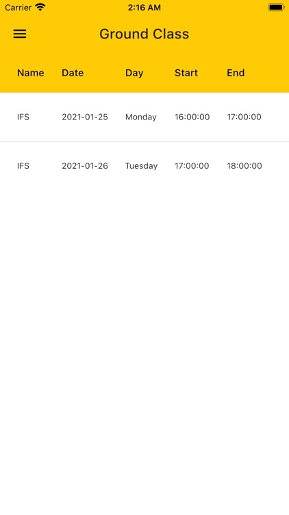 Sager Aviation Class Schedule screenshot-3