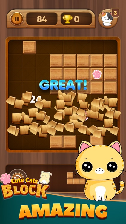 Block Puzzle: Cute Cats