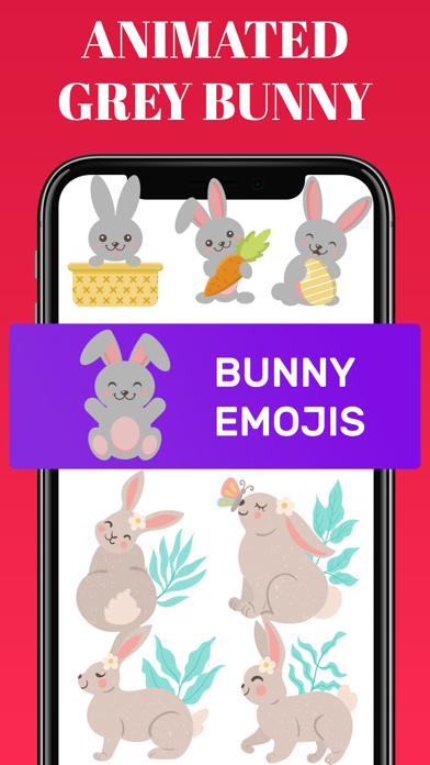 How to cancel & delete Animated Grey Bunny from iphone & ipad 1