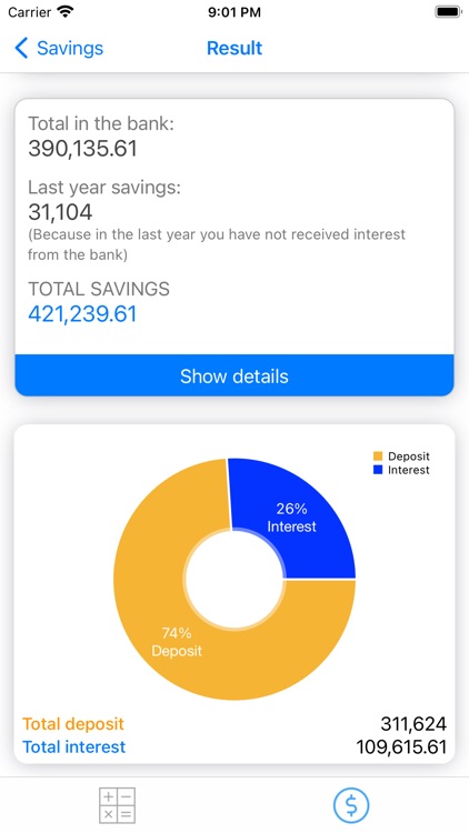Compound Interest, Savings