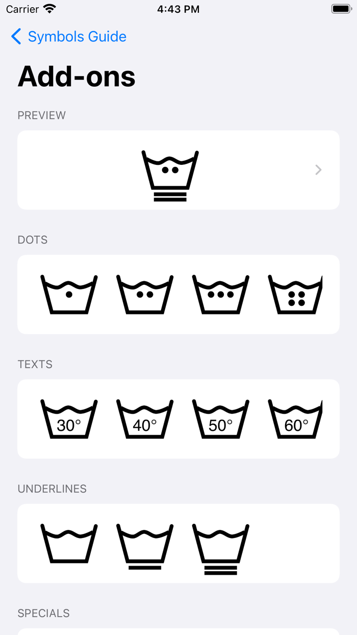 Laundry Symbols Guide