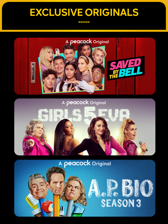 iPad Image of Peacock TV: Stream TV & Movies