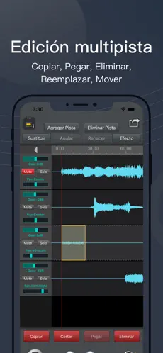 Captura de Pantalla 1 SoundLab Audio Editor iphone