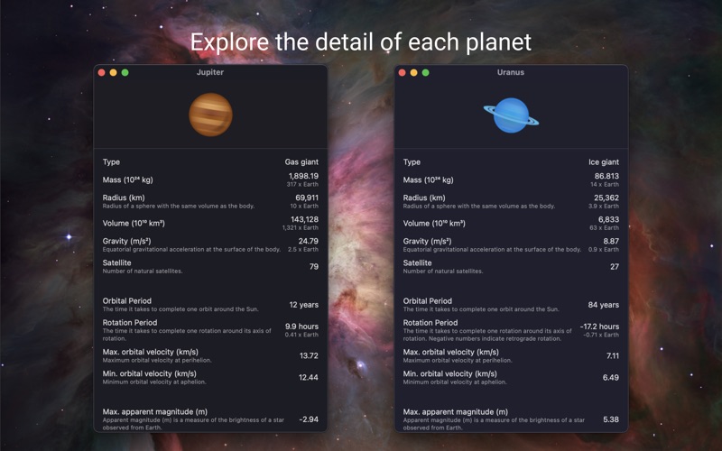 8Planets - Solar System Viewer Screenshots