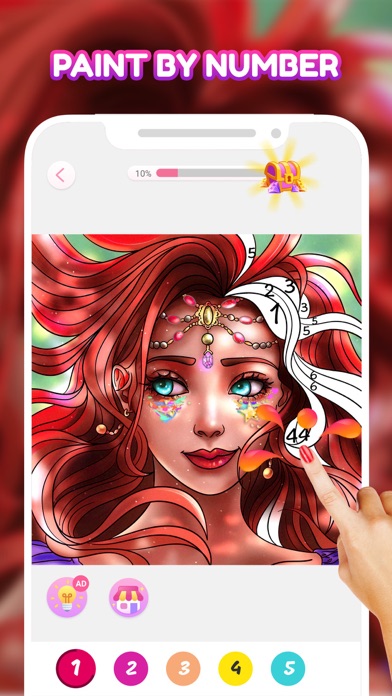 How to cancel & delete Coloring Book, Color By Number from iphone & ipad 1
