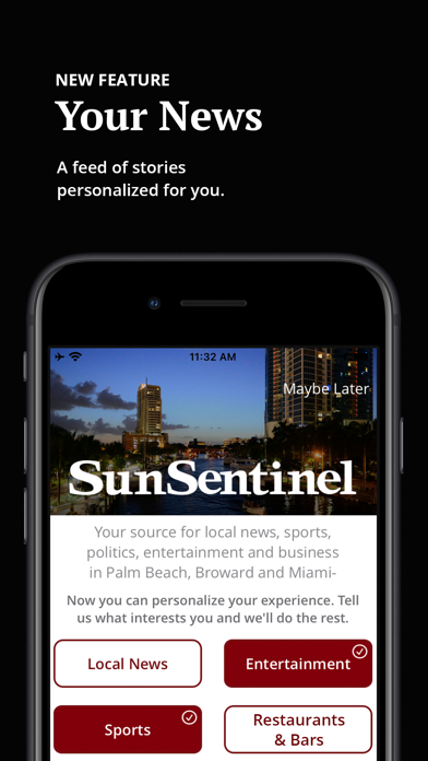 Sun Sentinel Screenshot