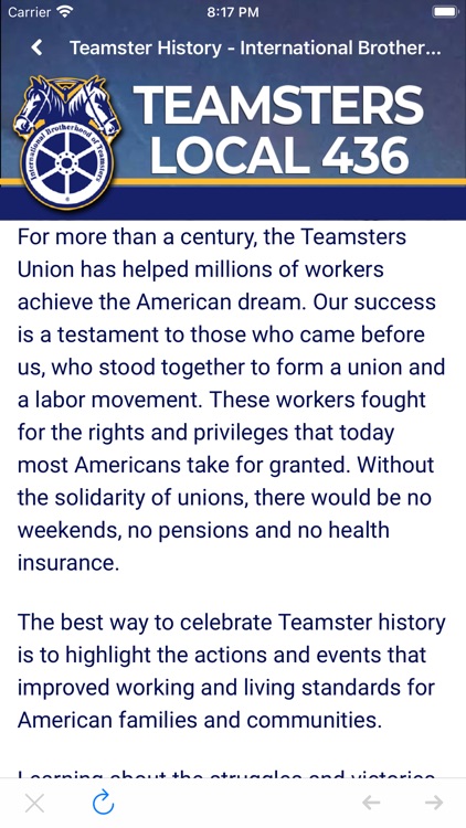 Teamsters Local 436 screenshot-4