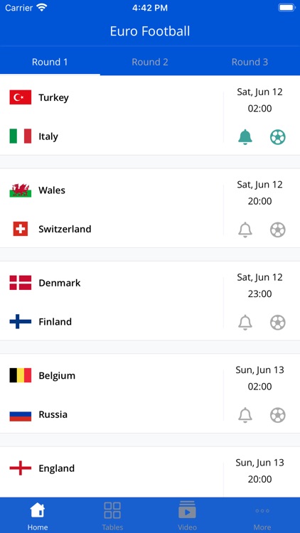 Euro Football App