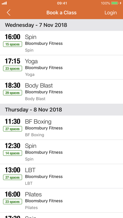 Bloomsbury Fitness screenshot 2