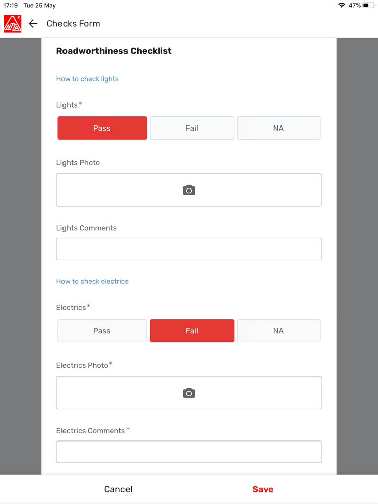 NTTA Trailer Safety Checks App for iPhone Free Download NTTA Trailer