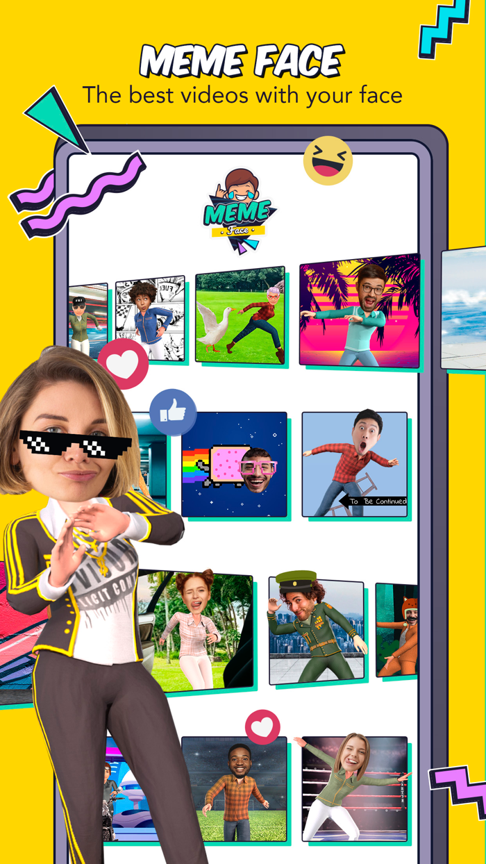 Meme Face – Video Maker in 3D
