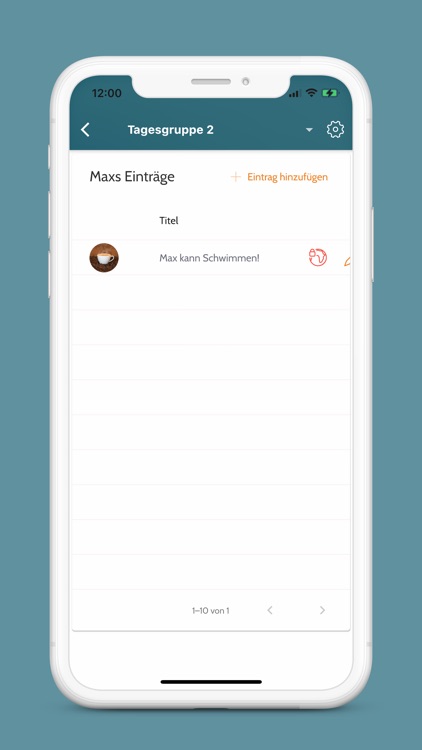 Tagea Control-Center