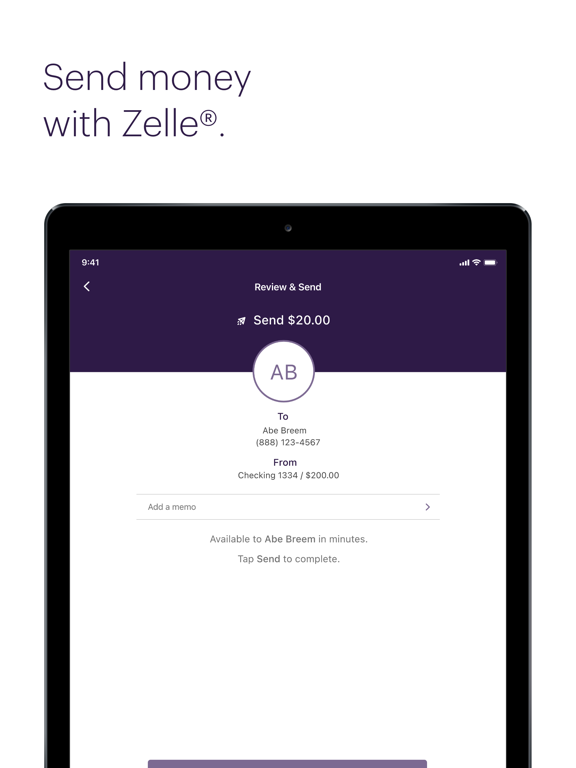 iPad Image of Truist Mobile