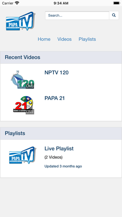PAPA TV screenshot 1