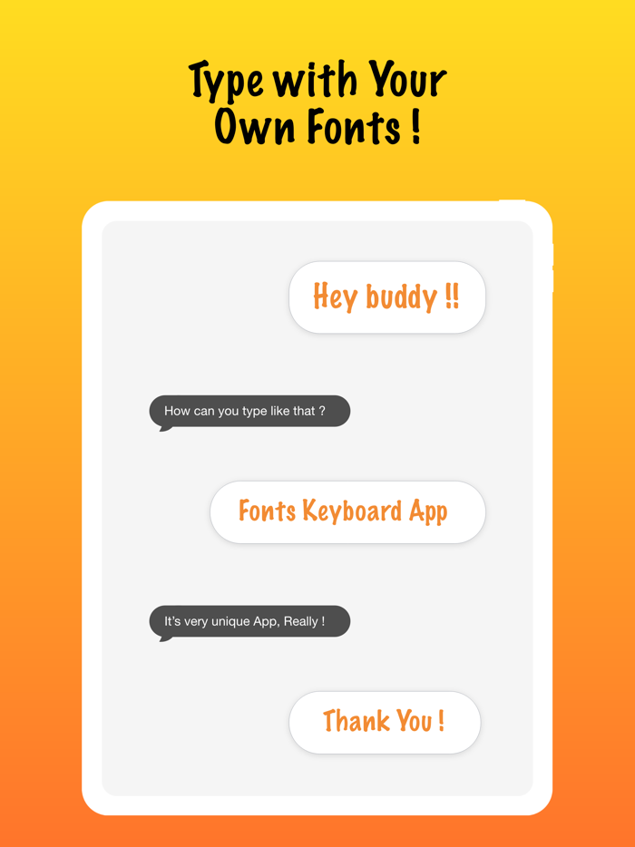 Fonts Keyboard - Font Maker