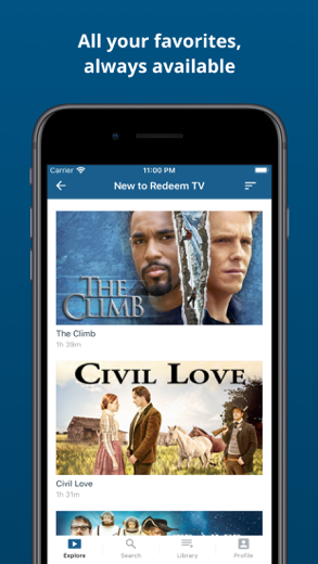 Redeem TV for iPhone - APP DOWNLOAD