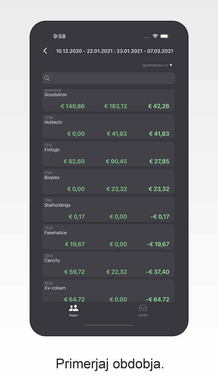 Analitik pregled poslovanja