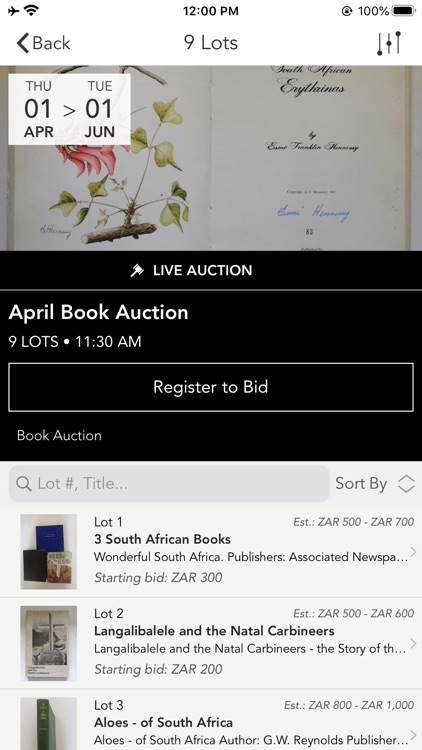 Huddy's Online Auction