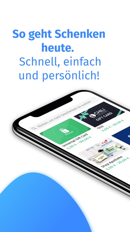 GiftsApp - Geschenkgutscheine