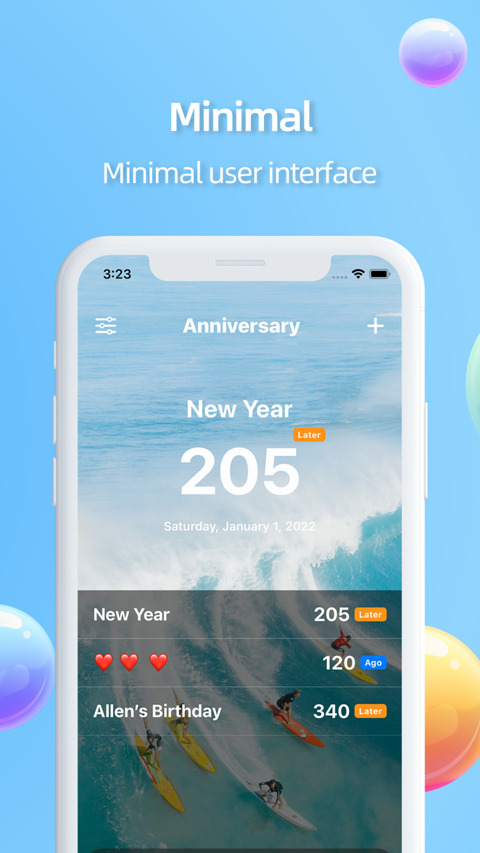 Time Tracker - Date Countdown