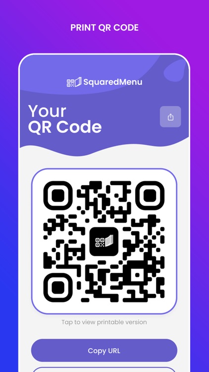 Squared QR Menu Creator by Federico Di Gesu