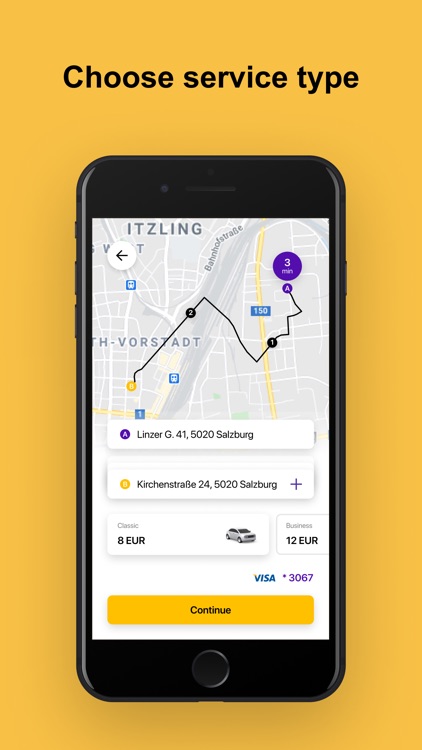 Bringmi taxi rides in Salzburg