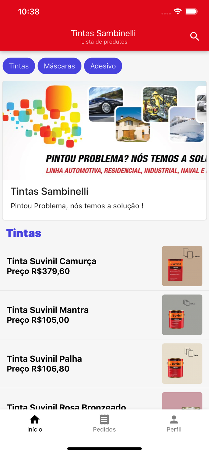 Tintas Sambinelli