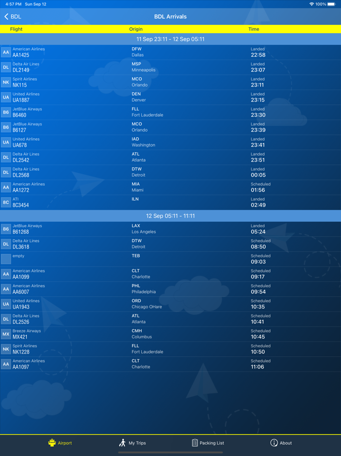 Hartford Airport Info  Radar