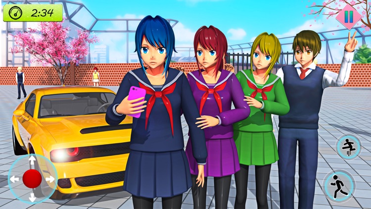 Anime High School Sports Girl screenshot-5