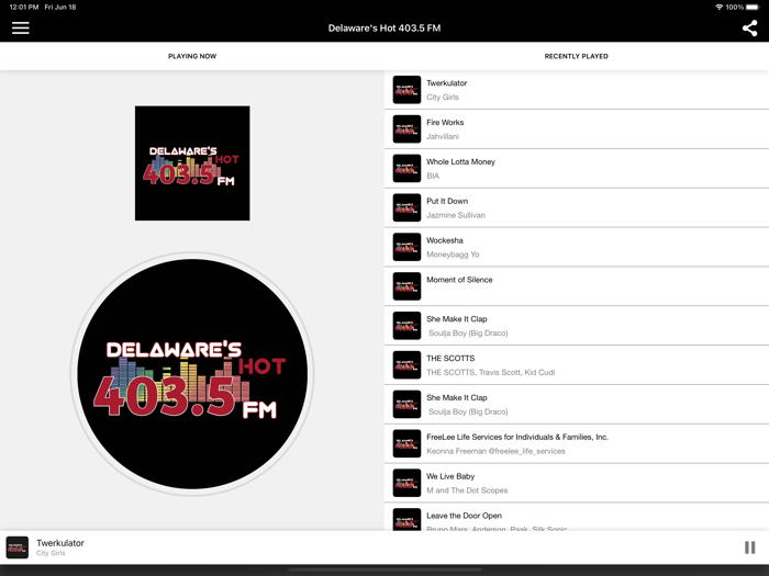 Delawares Hot 403.5 FM