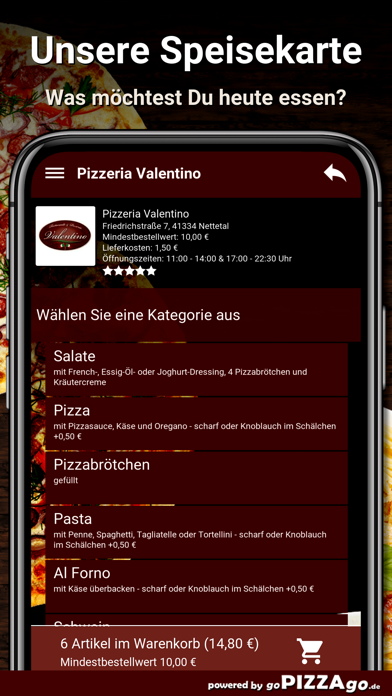 Pizzeria Valentino Nettetal screenshot 4