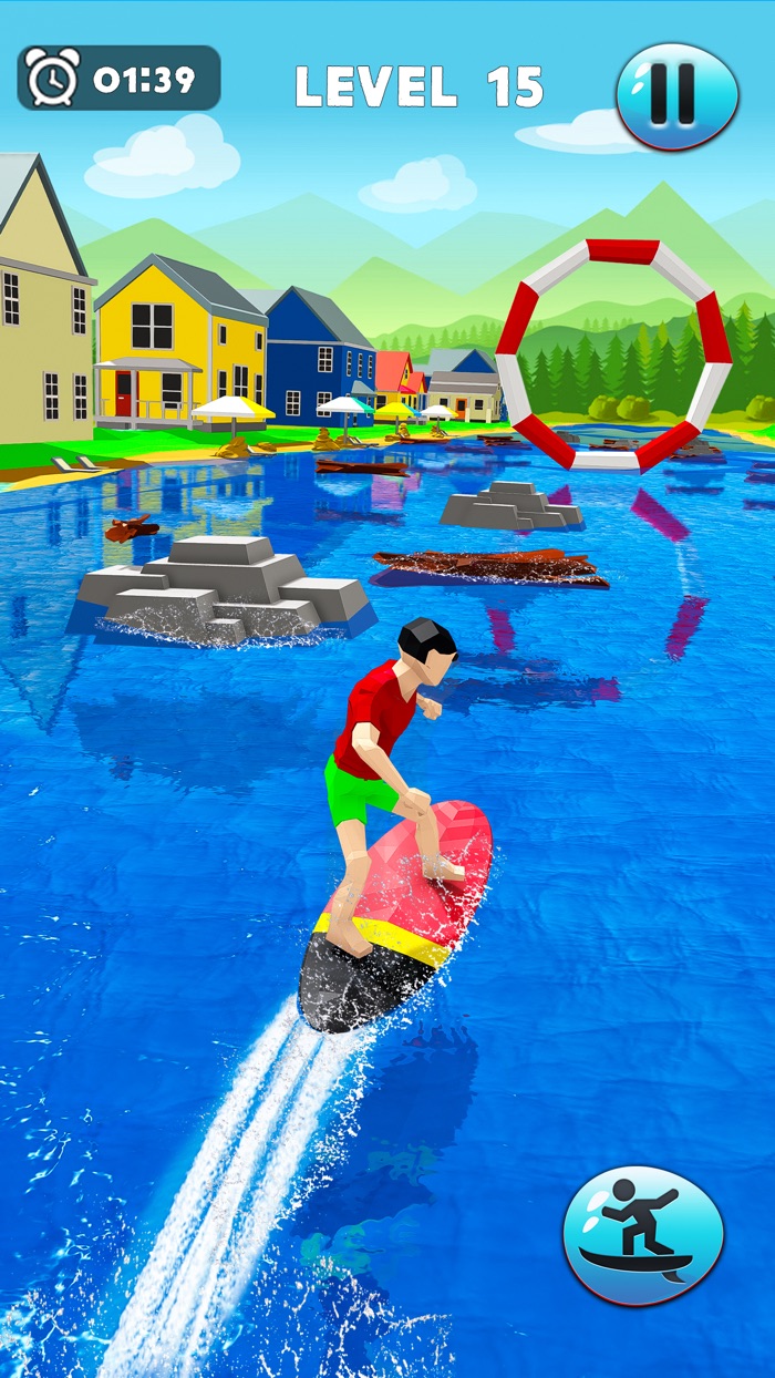 Acrobacias locas de surf en el